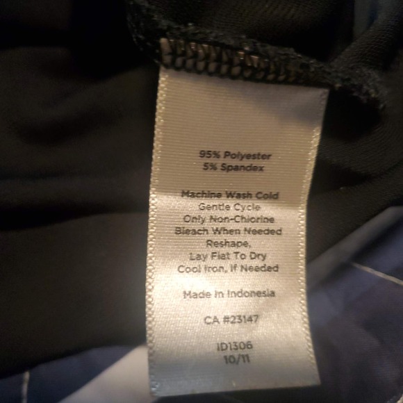 Talbots Size M Black Drop Elatic Waist Knit Stretch Boxy Minimalist Midi Dress - Picture 9 of 9